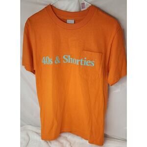 Zumies 40s & Shorting Logo Pocket T Shirt. Size Small.